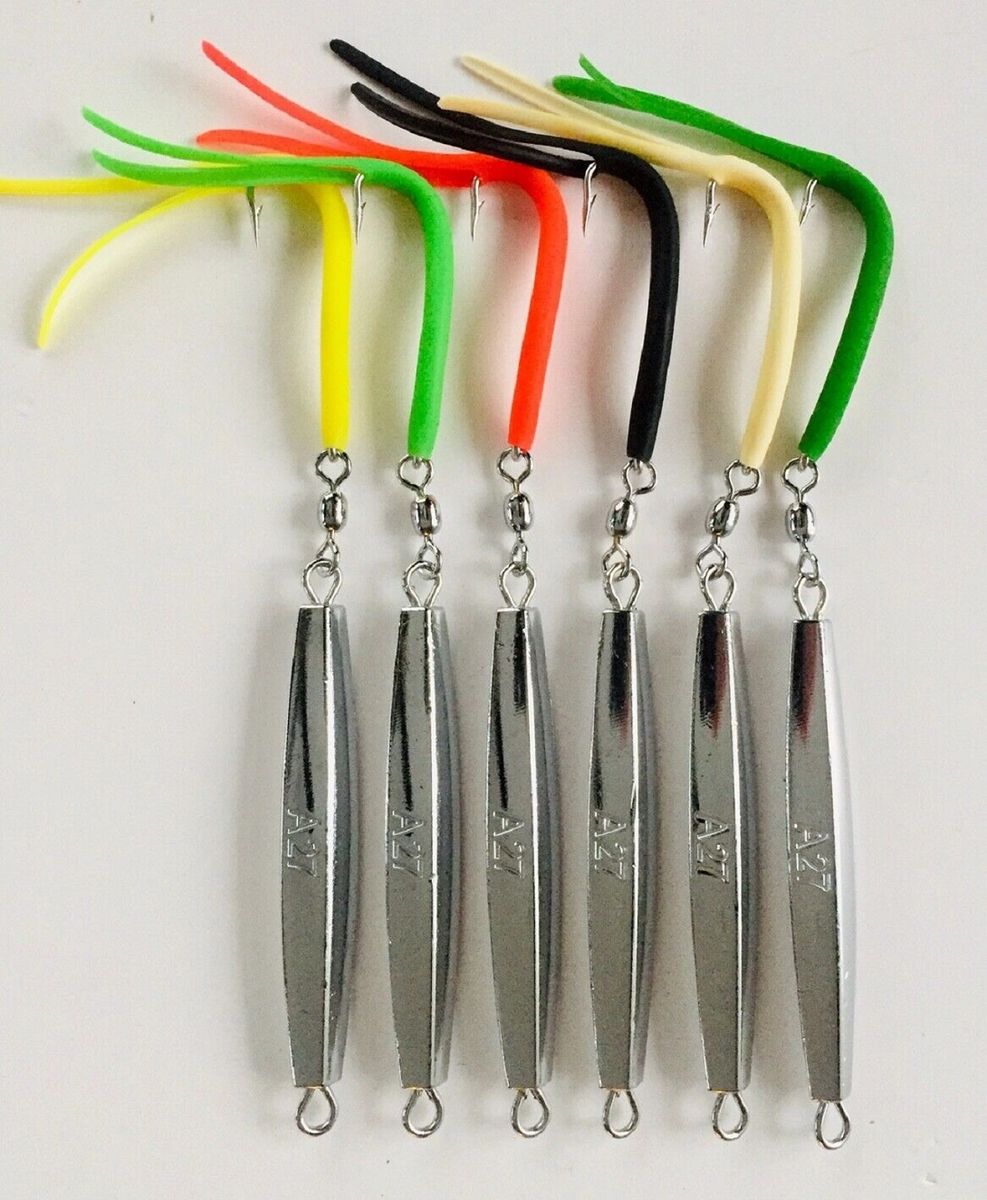 Ava Diamond Jig Diamond Jig Man -6 - A-27 Ava Chrome Hammered Diamond Jigs 3 Oz. With Split Tube Tail Hook …, Jigs - Canada A27 Diamond Jig